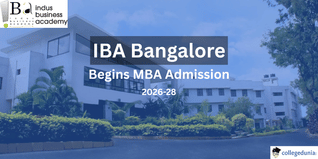 Indus Business Academy Begins MBA Admission 2026-28; Apply Now @applyonline.iba.ac.in